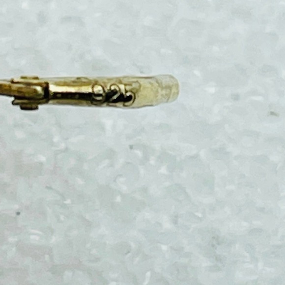 Sterling Silver, Topaz Gold Flashed Princess Cut Leverback Earrings - Picture 13 of 13